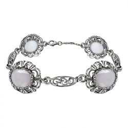 Silver bracelet with mother of pearl L 2136 mother of pearl