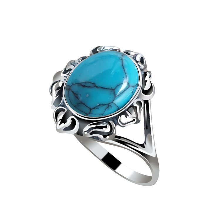 Sterling silver ring P 589