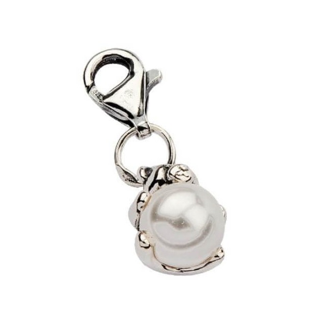 Srebrny Charms z perełką 1150 Perła Srebrny Charms z perełką 1150 Perła