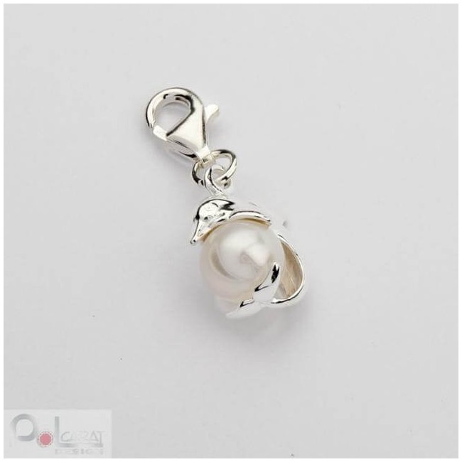 Srebrny Charms z perełką 1151 Perła Srebrny Charms z perełką 1151 Perła