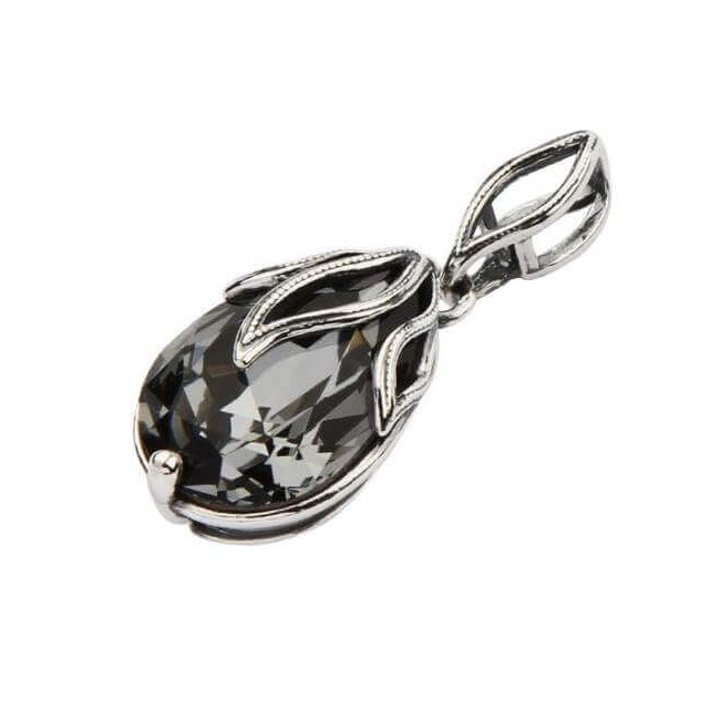 Wisiorek srebrny z kryształami Swarovskiego W 1643 Silver Night Wisiorek srebrny z kryształami Swarovskiego W 1643 Silver Night