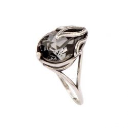 Srebrny pierścionek z kryształem Swarovskiego Silver Night PK 1643