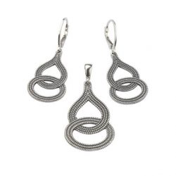 Silver earrings K 1691