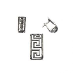 Silver earrings K3 1701