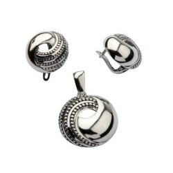 Silver earrings K3 1720