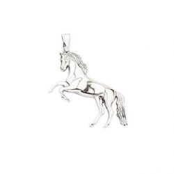 Srebrny wisiorek oksydowany Koń W 1780