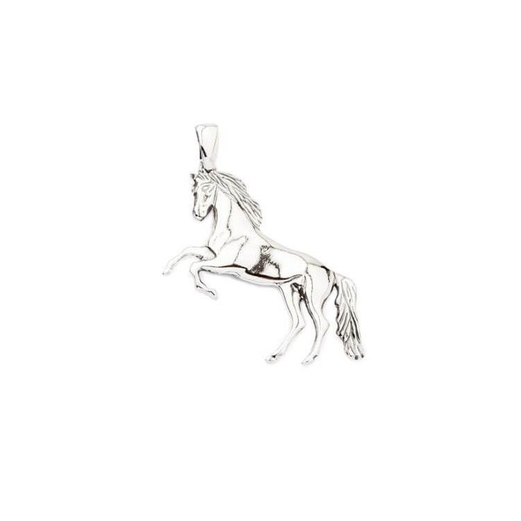 Srebrny wisiorek oksydowany Koń W 1780