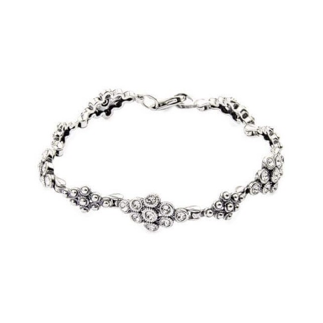 Bransoletka srebrna z kryształami Swarovskiego L 1807 Crystal Bransoletka srebrna z kryształami Swarovskiego L 1807 Crystal