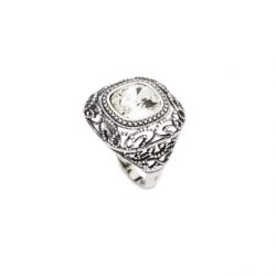 Srebrny pierścionek z kryształami Swarovskiego PK 1814 Crystal