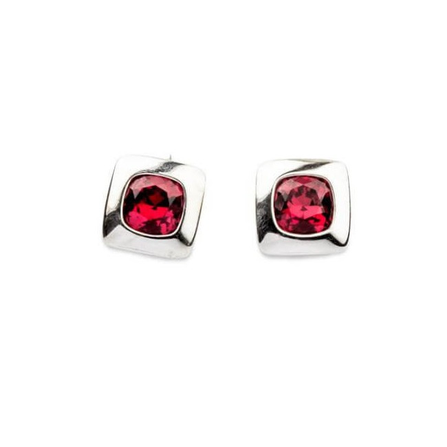Kolczyki srebrne z kryształami Swarovskiego Crystal K3 1750 Siam Kolczyki srebrne z kryształami Swarovskiego Crystal K3 1750 Siam