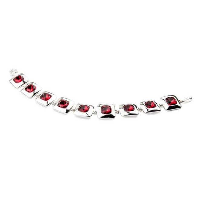 Bransoletka srebro Swarovski L 1750 Siam Bransoletka srebro Swarovski L 1750 Siam