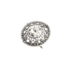 Srebrny pierścionek z kryształami Swarovskiego PK 1719 Crystal