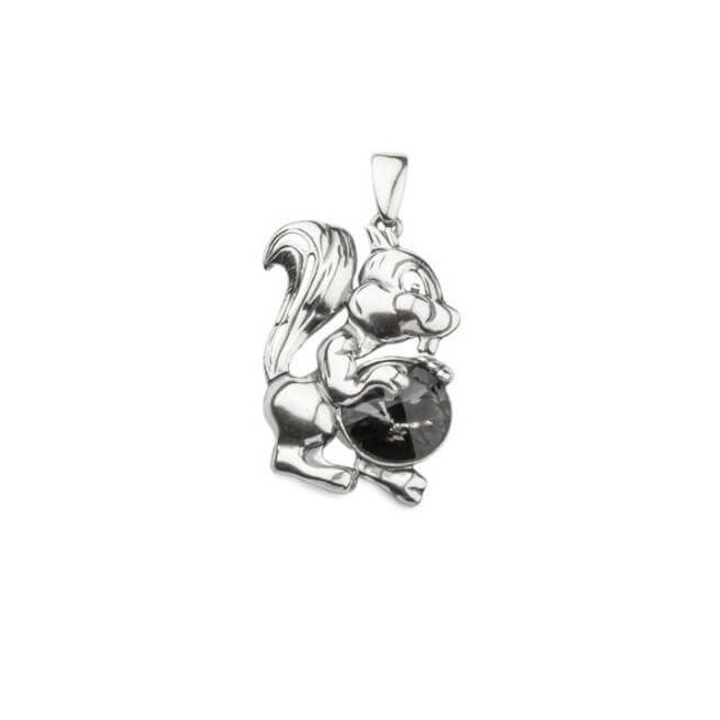 Srebrny wisiorek Zaćc z kryształami Swarovskiego W 1202 Silver Night Srebrny wisiorek Zaćc z kryształami Swarovskiego W 1202 Silver Night
