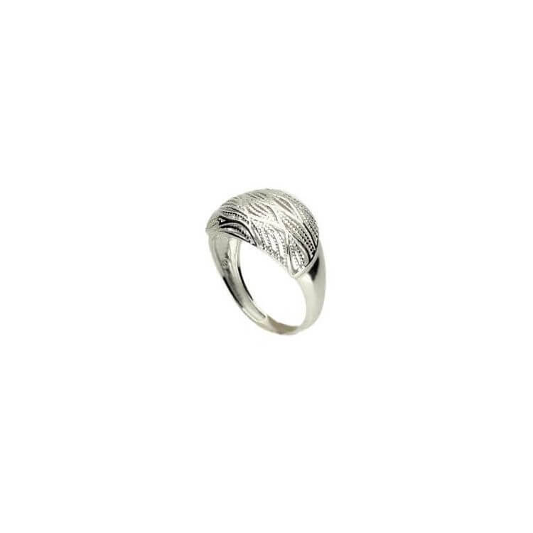 Srebrny rodowany pierścionek PK 1911