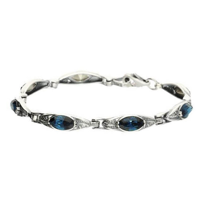 Srebrna bransoletka Swarovski L 1910 Montana Srebrna bransoletka Swarovski L 1910 Montana