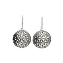 Oxidized silver earrings K 1899