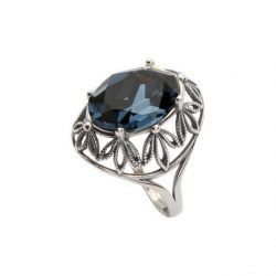 Srebrny pierścionek z kryształami Swarovskiego PK 1672 Montana
