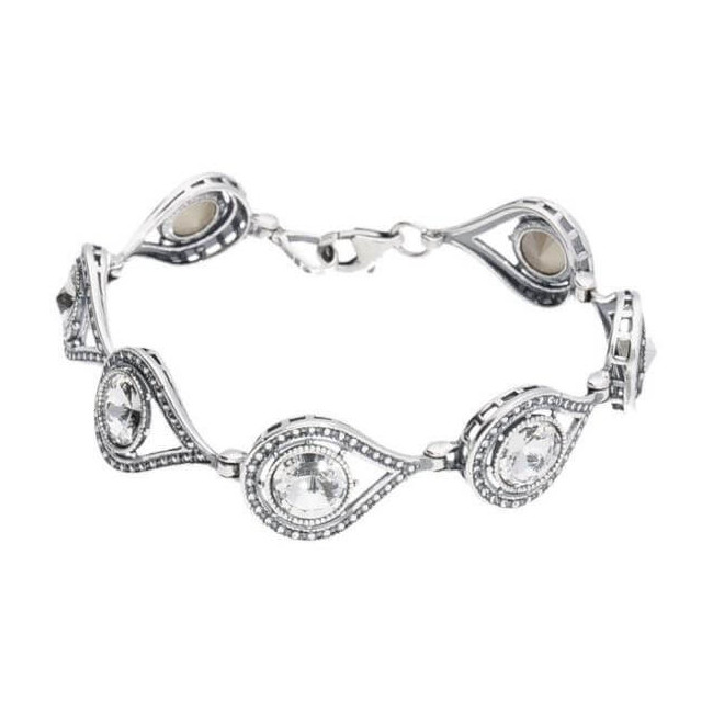 Srebrna bransoletka z kryształami Swarovskiego L 1827 Crystal Srebrna bransoletka z kryształami Swarovskiego L 1827 Crystal