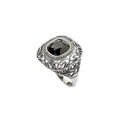 Silver ring with Swarovski crystals PK 1814
