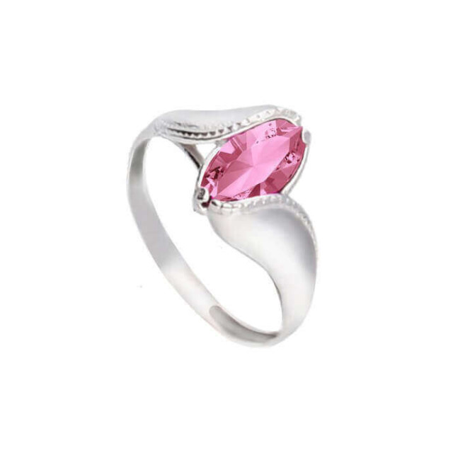 Srebrny pierścionek z kryształem Swarovski PK 1902 Srebrny pierścionek z kryształem Swarovski PK 1902