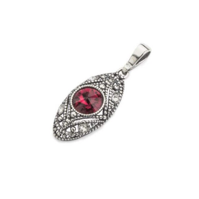 Srebrny oksydowany wisiorek Swarovski Crystal W 1828 Srebrny oksydowany wisiorek Swarovski Crystal W 1828