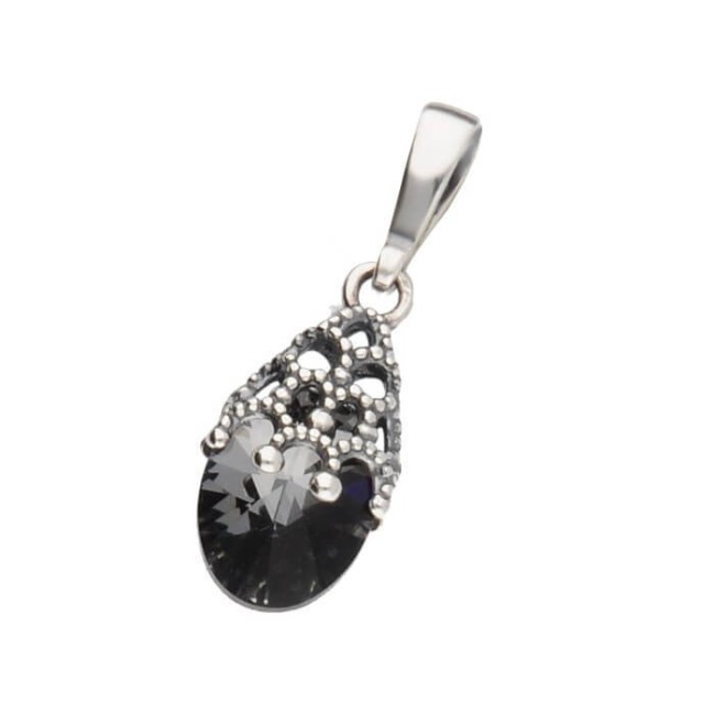 Srebrny wisiorek z kryształem Swarovski W 1957 Srebrny wisiorek z kryształem Swarovski W 1957