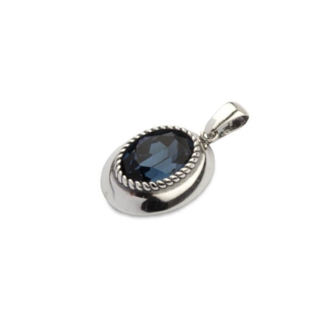 Srebrny oksydowany wisiorek Swarovski W 1813 Srebrny oksydowany wisiorek Swarovski W 1813