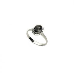 Srebrny pierścionek z kryształem Swarovski PK 1891
