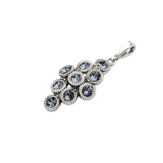 Srebrny oksydowany wisiorek Swarovski W 1807 Srebrny oksydowany wisiorek Swarovski W 1807