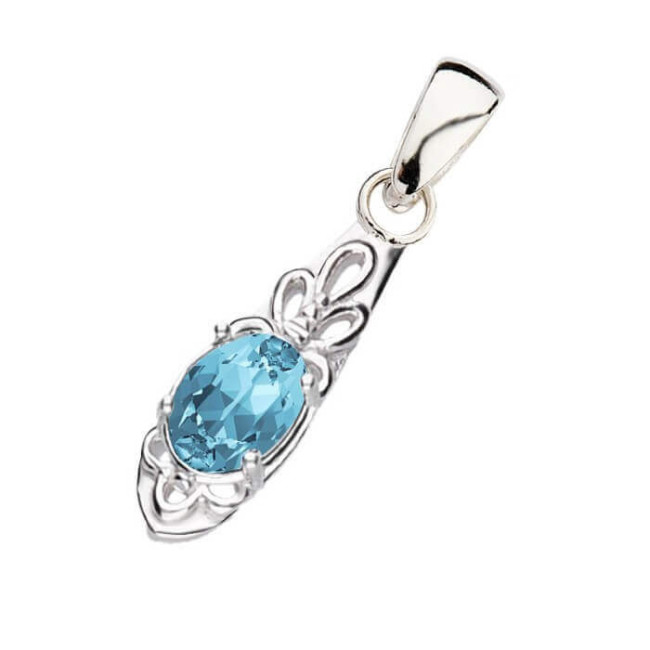Srebrny rodowany wisiorek Swarovskiego W 2029 Srebrny rodowany wisiorek Swarovskiego W 2029