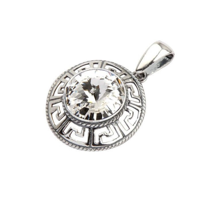 Srebrny oksydowany wisiorek Swarovski W 1693 Srebrny oksydowany wisiorek Swarovski W 1693