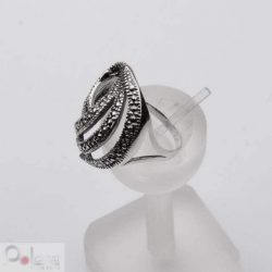 Ring oxidized silver P 994