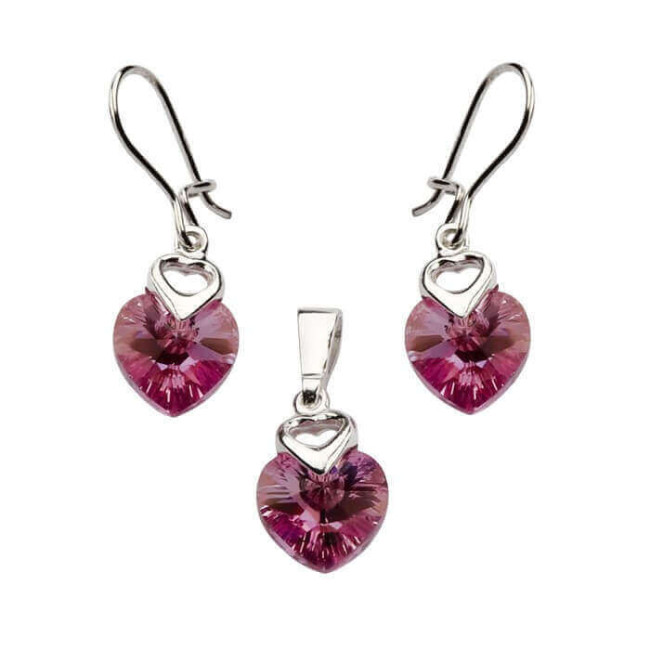 Komplet srebro Swarovski KPL 943 Komplet srebro Swarovski KPL 943