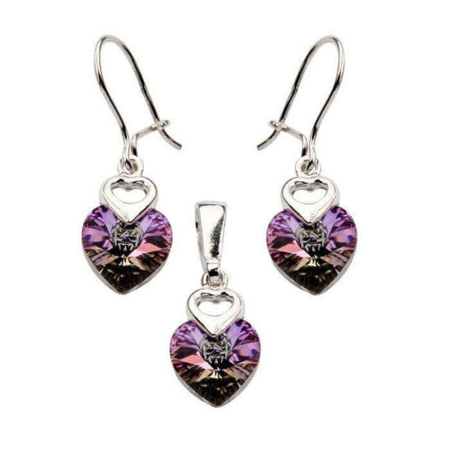 Komplet srebro Swarovski KPL 943 Komplet srebro Swarovski KPL 943
