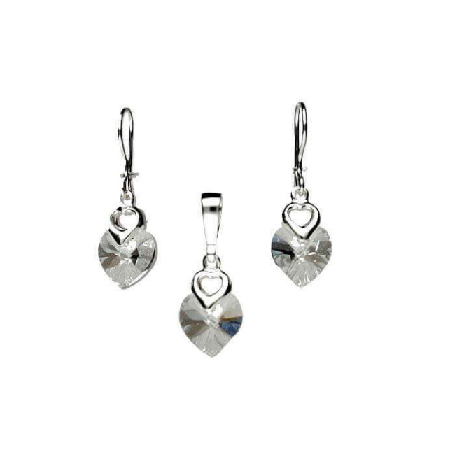 Komplet srebro Swarovski KPL 943 Komplet srebro Swarovski KPL 943
