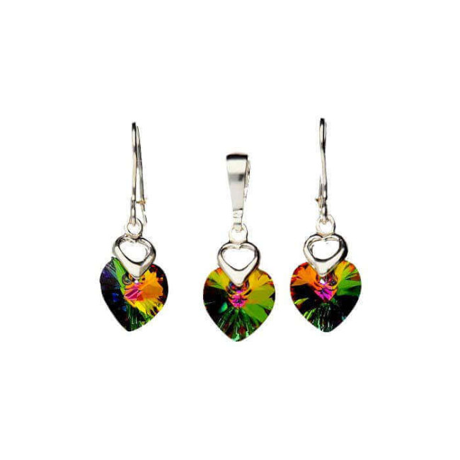 Komplet srebro Swarovski KPL 943 Komplet srebro Swarovski KPL 943
