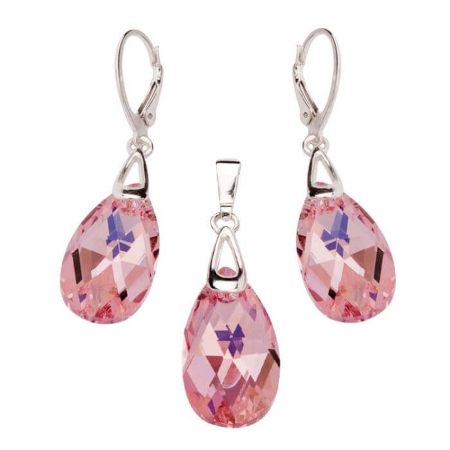 Komplet srebrny Swarovski KPL 1090 Komplet srebrny Swarovski KPL 1090