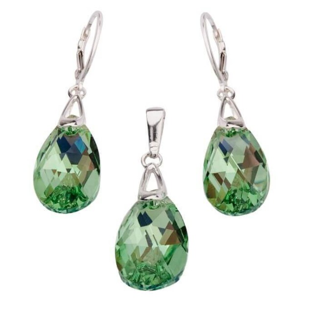 Komplet srebrny Swarovski KPL 1090 Komplet srebrny Swarovski KPL 1090