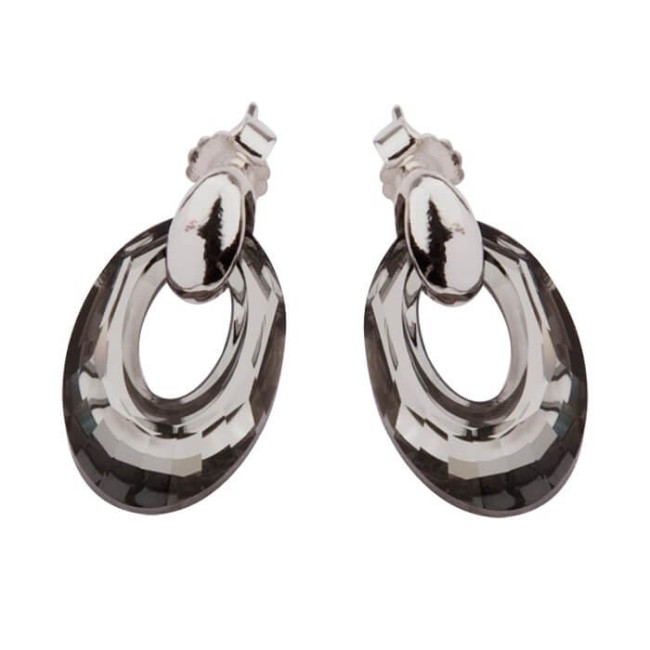 Kolczyki srebrne Swarovski K1 1533 Silver Night Kolczyki srebrne Swarovski K1 1533 Silver Night