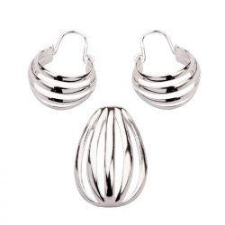 Silver earrings K 1542