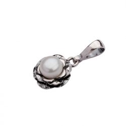 Komplet srebrny z perłami KPL 761 Biała Perła