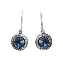 Silver earrings with Swarovski crystals K 1850