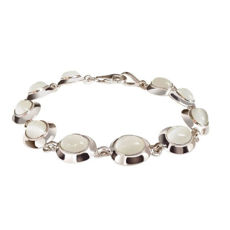 Cat's Eye L2 585 silver bracelet