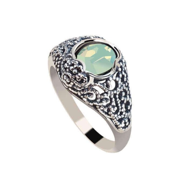 Srebrny pierścionek z kryształem Swarovski PK 2084 Srebrny pierścionek z kryształem Swarovski PK 2084