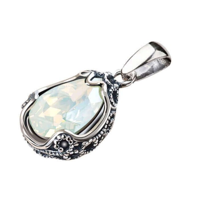 Wisiorek srebrny z kryształem Swarovski W 2084 Wisiorek srebrny z kryształem Swarovski W 2084