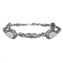 Silver bracelet with Swarovski crystals L 2087