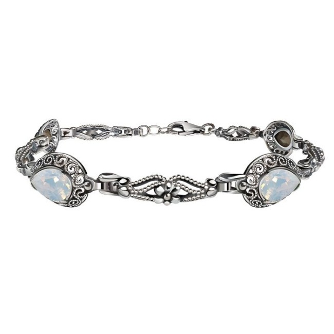Bransoletka srebrna z kryształami Swarovski L 2087 Bransoletka srebrna z kryształami Swarovski L 2087